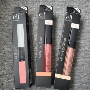 NWT ELF LIP STAIN AND MINTY LIP GLOSS